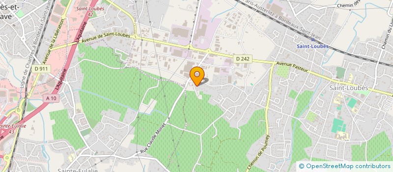 localisation de l'entreprise HP PISCINES  SAINT-LOUBES