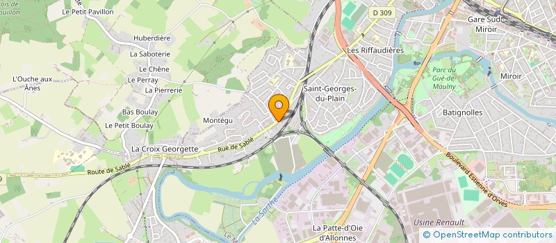 localisation de l'entreprise HP TOITURE  ROUILLON