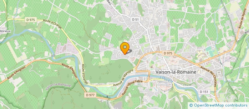 localisation de l'entreprise HP TOITURES MACONNERIE GENERALE  VAISON-LA-ROMAINE