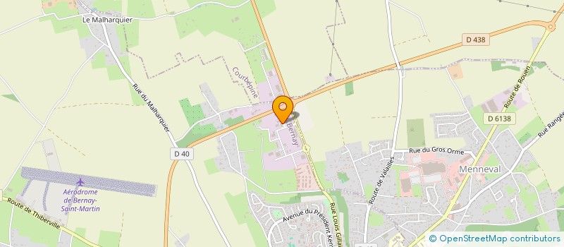 localisation de l'entreprise HP TRANSPORTS  BERNAY