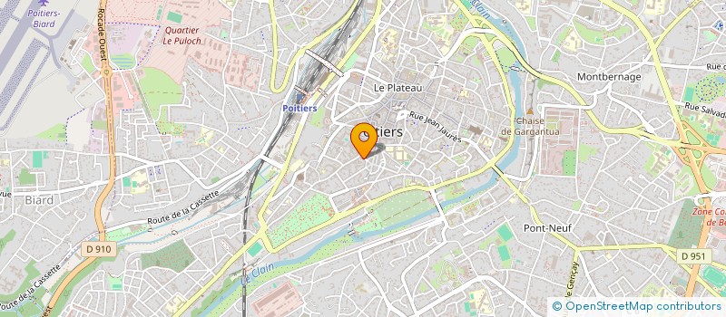localisation de l'entreprise HP1 à POITIERS