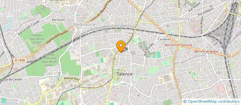 localisation de l'entreprise HP2  TALENCE