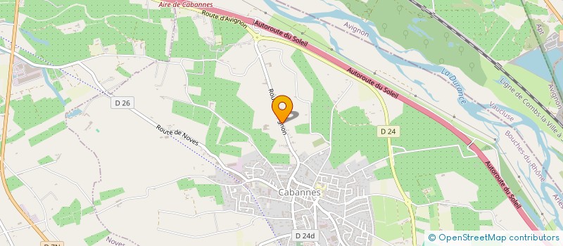 localisation de l'entreprise HP2  CABANNES