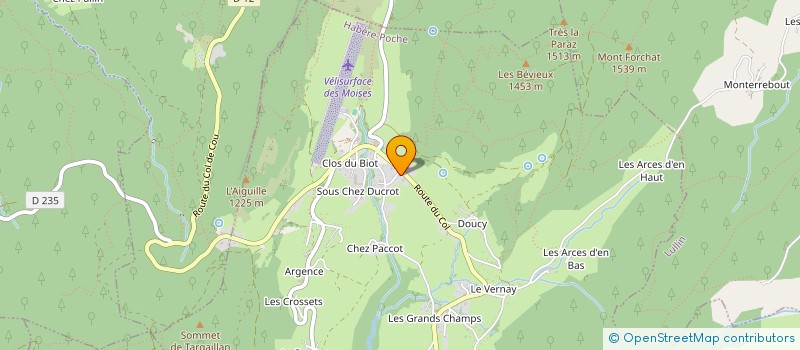 localisation de l'entreprise HP2  HABERE-POCHE