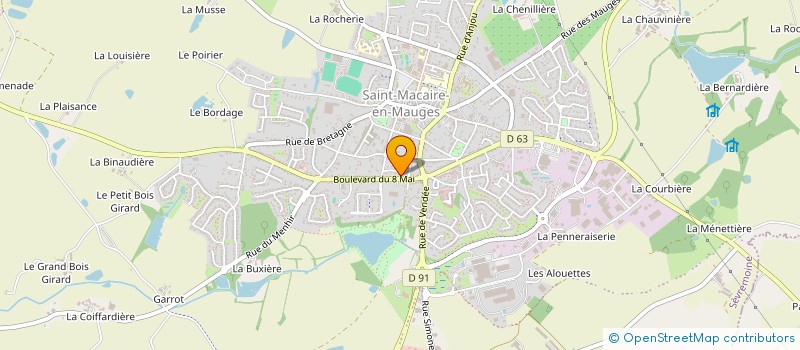 localisation de l'entreprise HP2A à SEVREMOINE