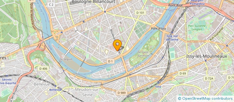 localisation de l'entreprise HPA à BOULOGNE-BILLANCOURT