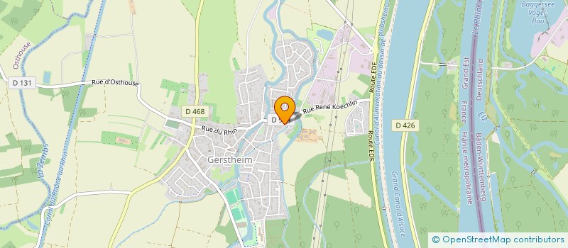 localisation de l'entreprise HPA  GERSTHEIM