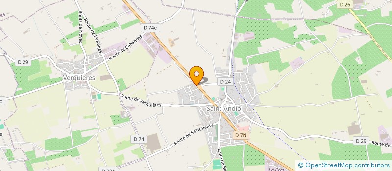 localisation de l'entreprise HPA  SAINT-ANDIOL