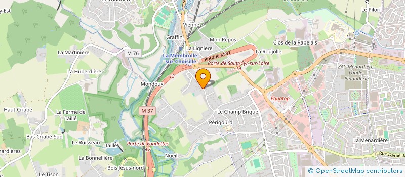 localisation de l'entreprise HPA CONSULTING  SAINT-CYR-SUR-LOIRE