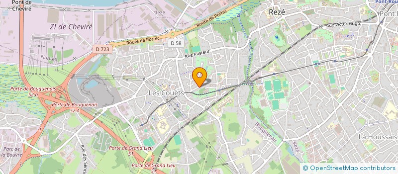 localisation de l'entreprise HPA ELECTRICITE à BOUGUENAIS