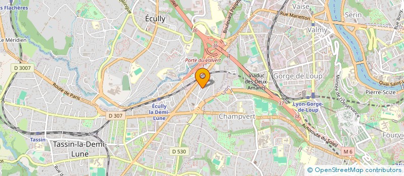 localisation de l'entreprise HPA HOLDING PROJET AVENIR  TASSIN-LA-DEMI-LUNE