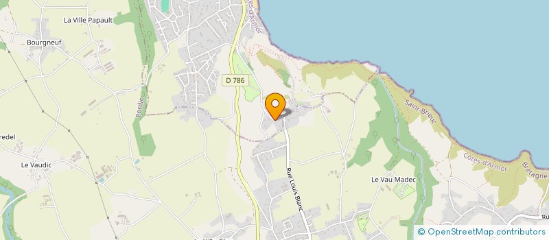 localisation de l'entreprise HPA LE PANORAMIC  BINIC-ETABLES-SUR-MER