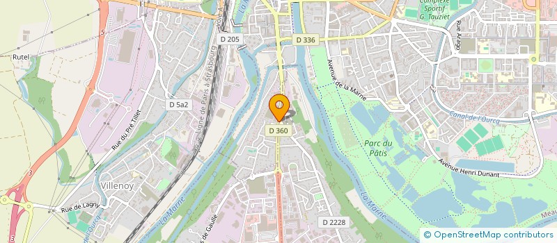 localisation de l'entreprise HPA LOCATIONS à MEAUX