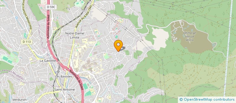 localisation de l'entreprise HPA MEDITERRANEO  CABRIES