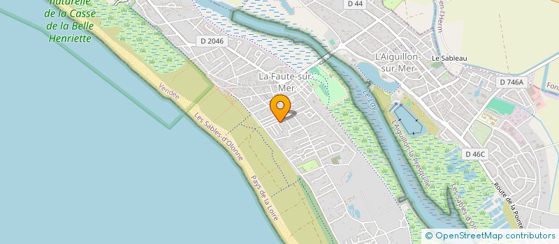 localisation de l'entreprise HPA OLERON  AIGUILLON-LA-PRESQU'ILE (L')