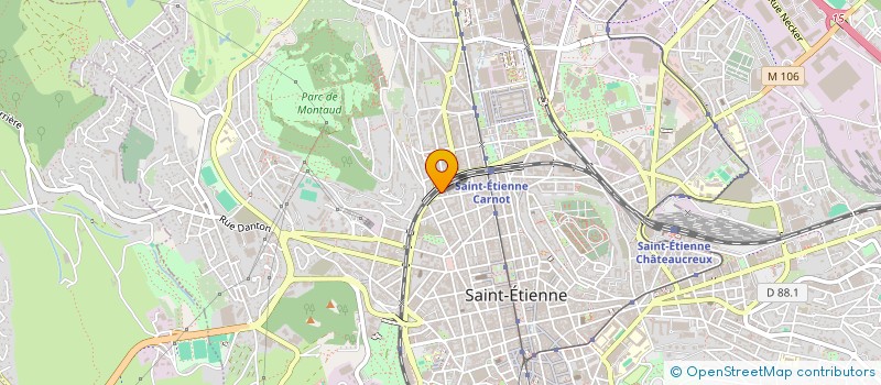 localisation de l'entreprise HPA SPORTS ET DEVELOPPEMENT  SAINT-ETIENNE