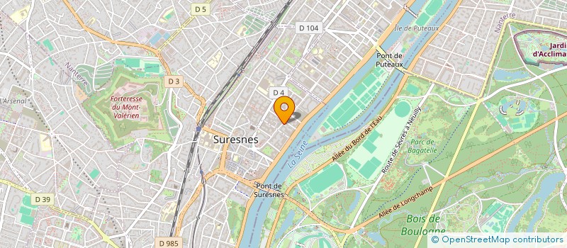 localisation de l'entreprise HPAAH à SURESNES