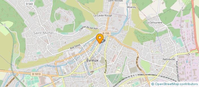 localisation de l'entreprise HPAL  EVREUX