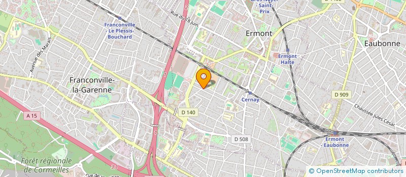 localisation de l'entreprise HPALT  ERMONT