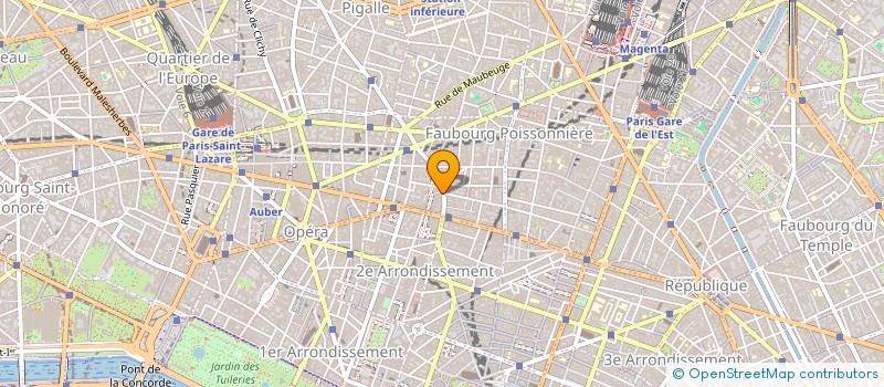 localisation de l'entreprise HPB  PARIS