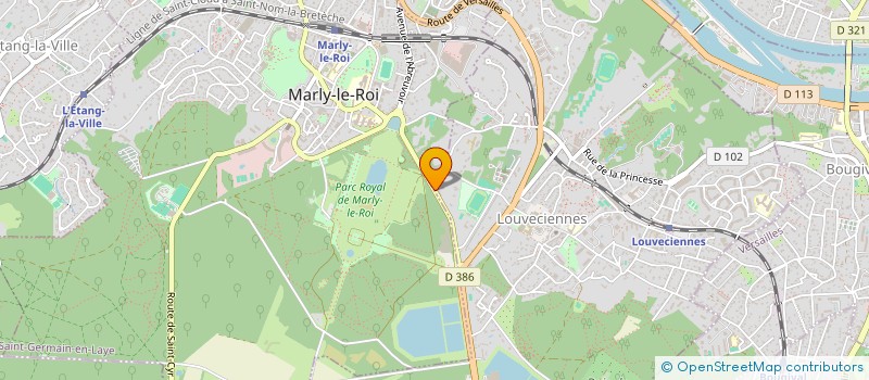 localisation de l'entreprise HPB  LOUVECIENNES