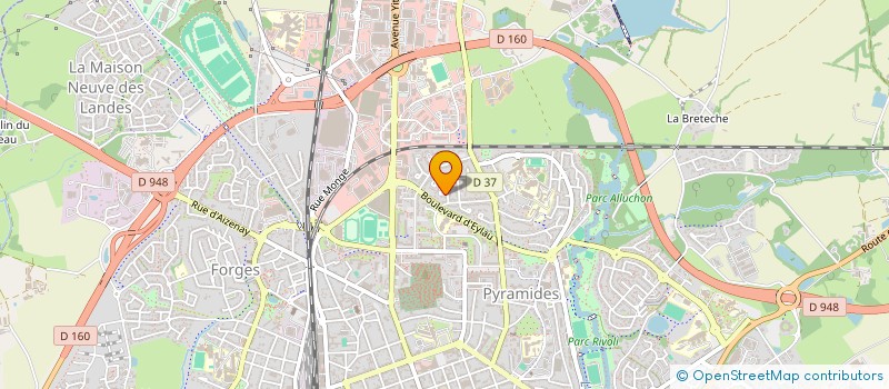 localisation de l'entreprise HPB  LA ROCHE-SUR-YON