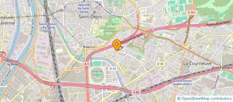 localisation de l'entreprise HPB CONSOMMATION à SAINT-DENIS