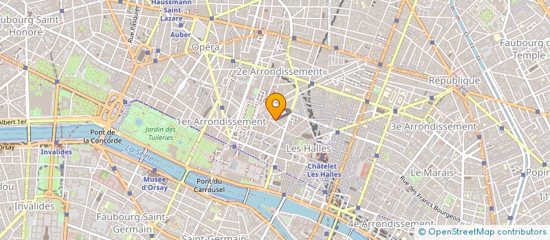 localisation de l'entreprise HPB HOTELS  PARIS