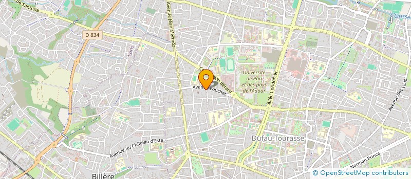 localisation de l'entreprise HPC à PAU