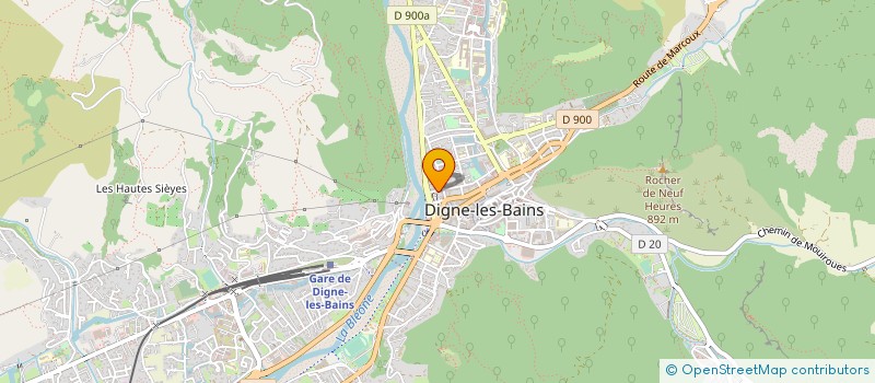 localisation de l'entreprise HPC à DIGNE-LES-BAINS