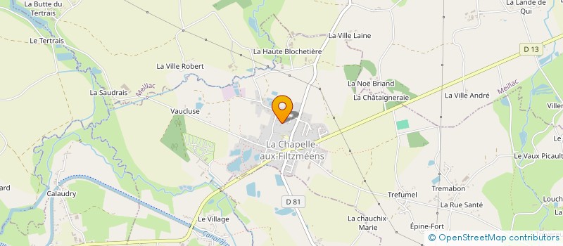 localisation de l'entreprise HPC  LA CHAPELLE-AUX-FILTZMEENS