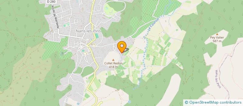 localisation de l'entreprise HPC  NANS-LES-PINS