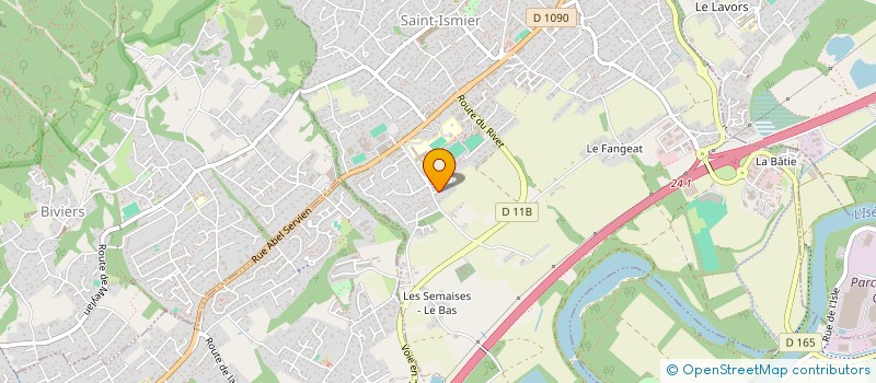 localisation de l'entreprise HPC FLEUR D'O  SAINT-ISMIER