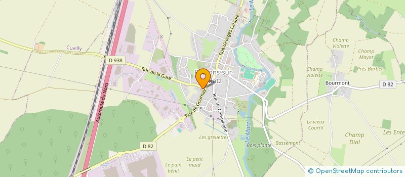 localisation de l'entreprise HPDR  RESSONS-SUR-MATZ