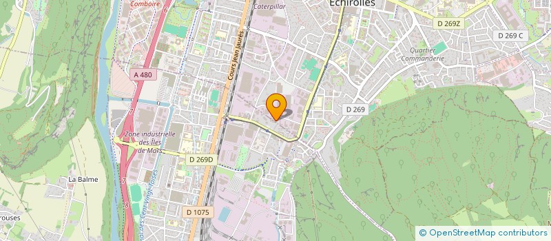 localisation de l'entreprise HPE  ECHIROLLES