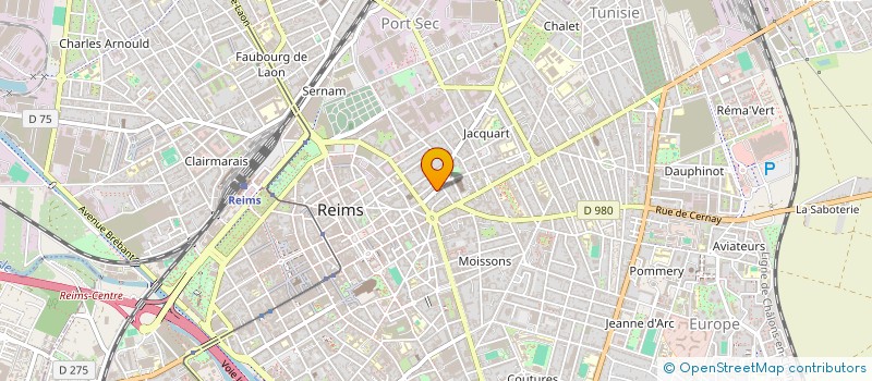 localisation de l'entreprise HPEA  REIMS