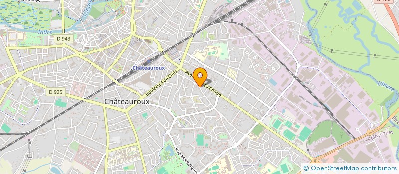 localisation de l'entreprise HPEC à CHATEAUROUX
