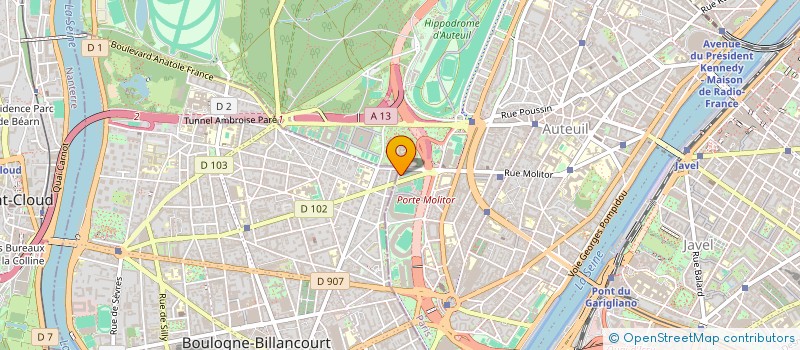 localisation de l'entreprise HPF SERVICES  PARIS