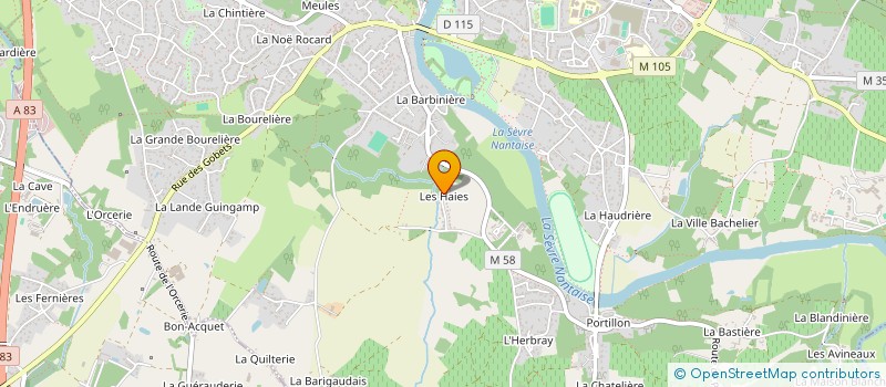 localisation de l'entreprise HPG à VERTOU