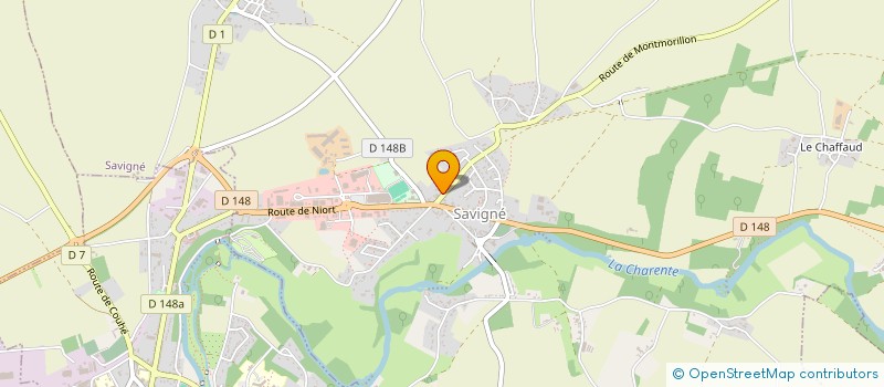 localisation de l'entreprise HPG  SAVIGNE