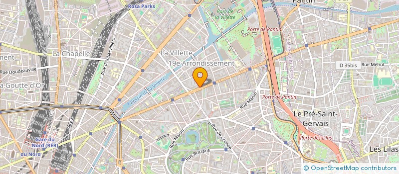 localisation de l'entreprise HPGC  PARIS