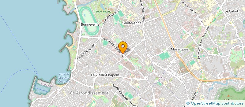 localisation de l'entreprise HPGROUP à MARSEILLE