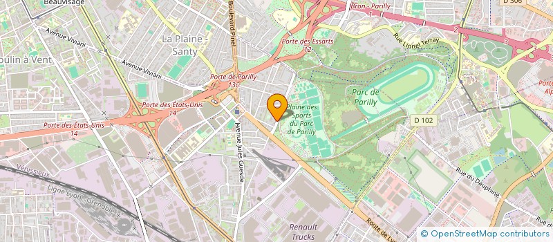 localisation de l'entreprise HPGT  VENISSIEUX