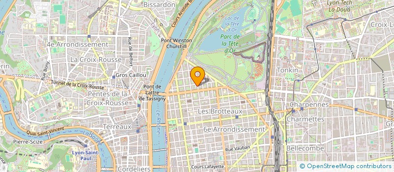 localisation de l'entreprise HPH  LYON