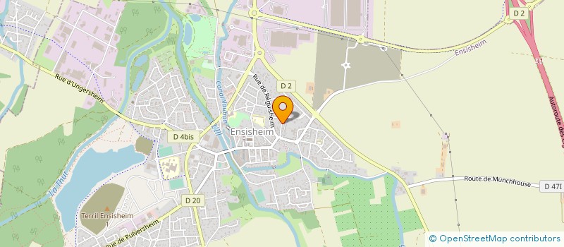 localisation de l'entreprise HPH  ENSISHEIM