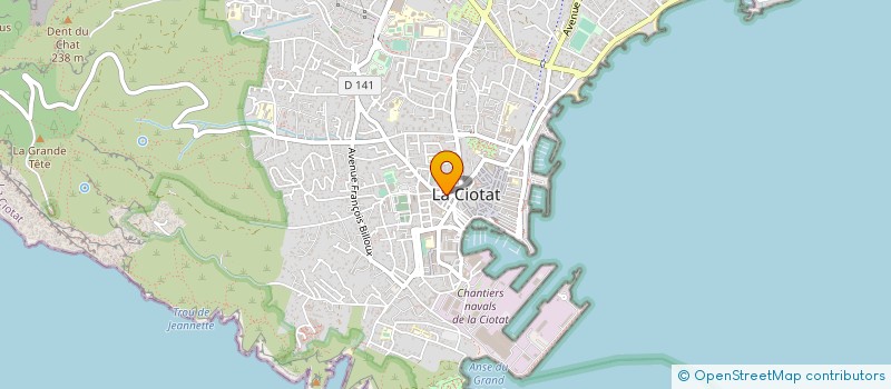 localisation de l'entreprise HPH LA CIOTADAINE  LA CIOTAT