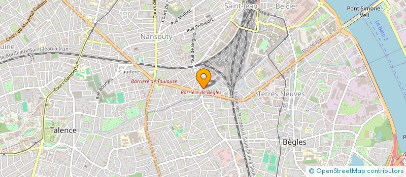 localisation de l'entreprise HPH ROMAIN  BORDEAUX