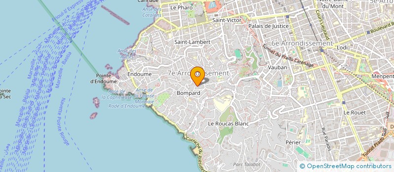 localisation de l'entreprise HPHD à MARSEILLE