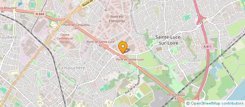 localisation de l'entreprise HPI FRANCE à NANTES
