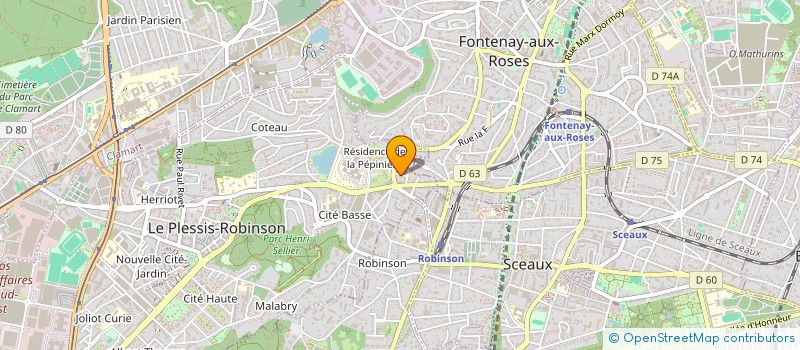 localisation de l'entreprise HPI-INNOVATIONS à LE PLESSIS-ROBINSON